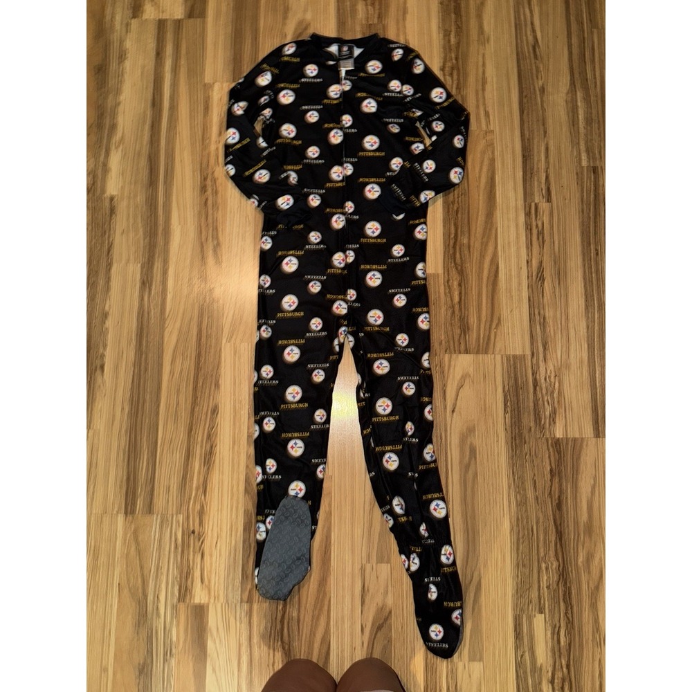 Pittsburgh Steelers Boys Pajama's PJ's Genuine Merchandise Sz 10/12